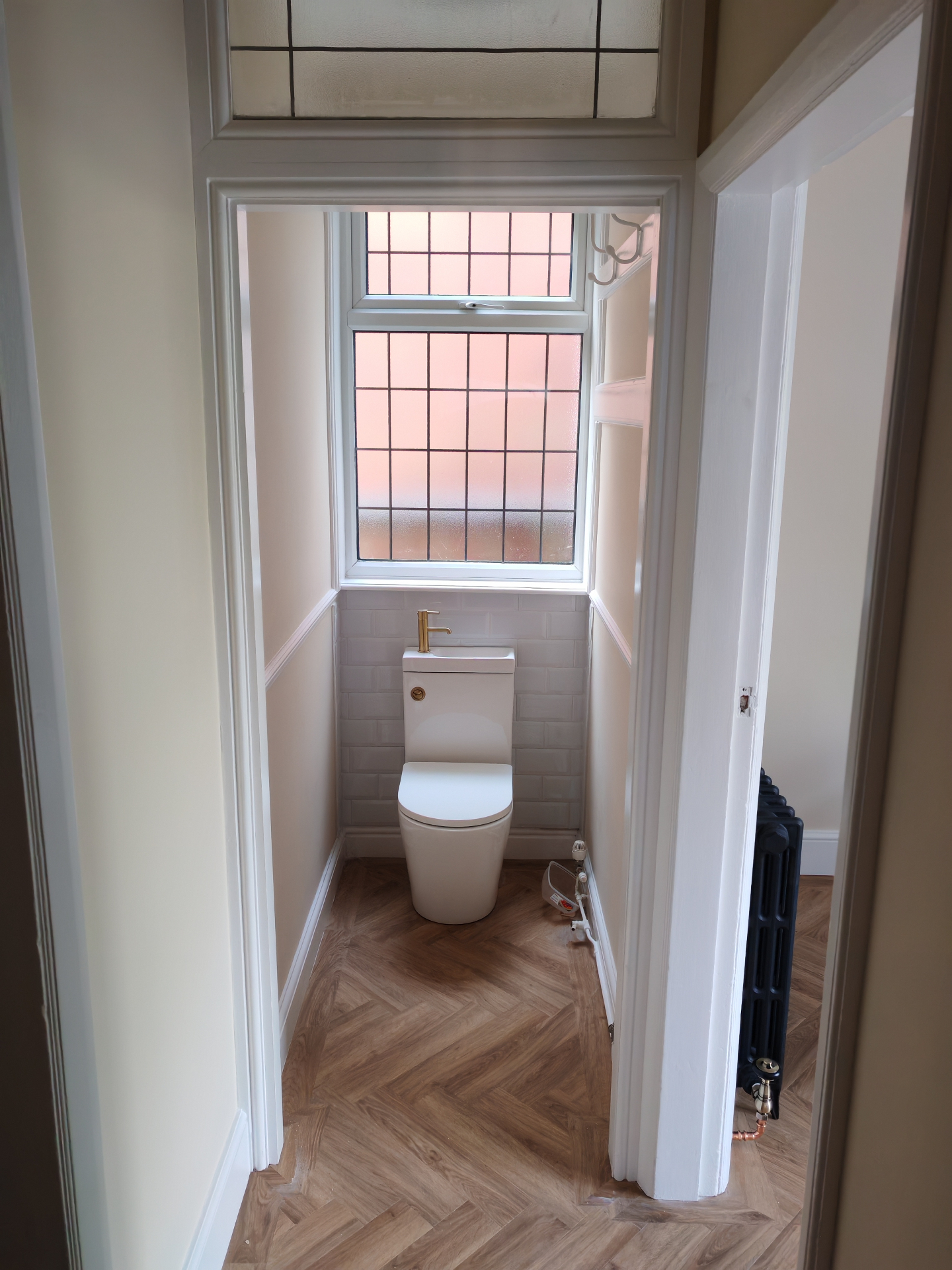 Finished cloakroom — view 3