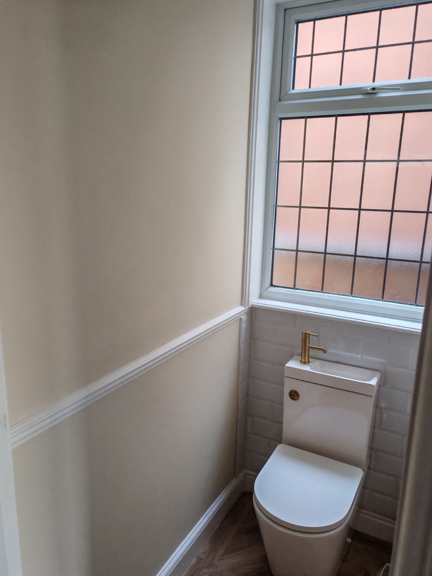 Finished cloakroom — view 2